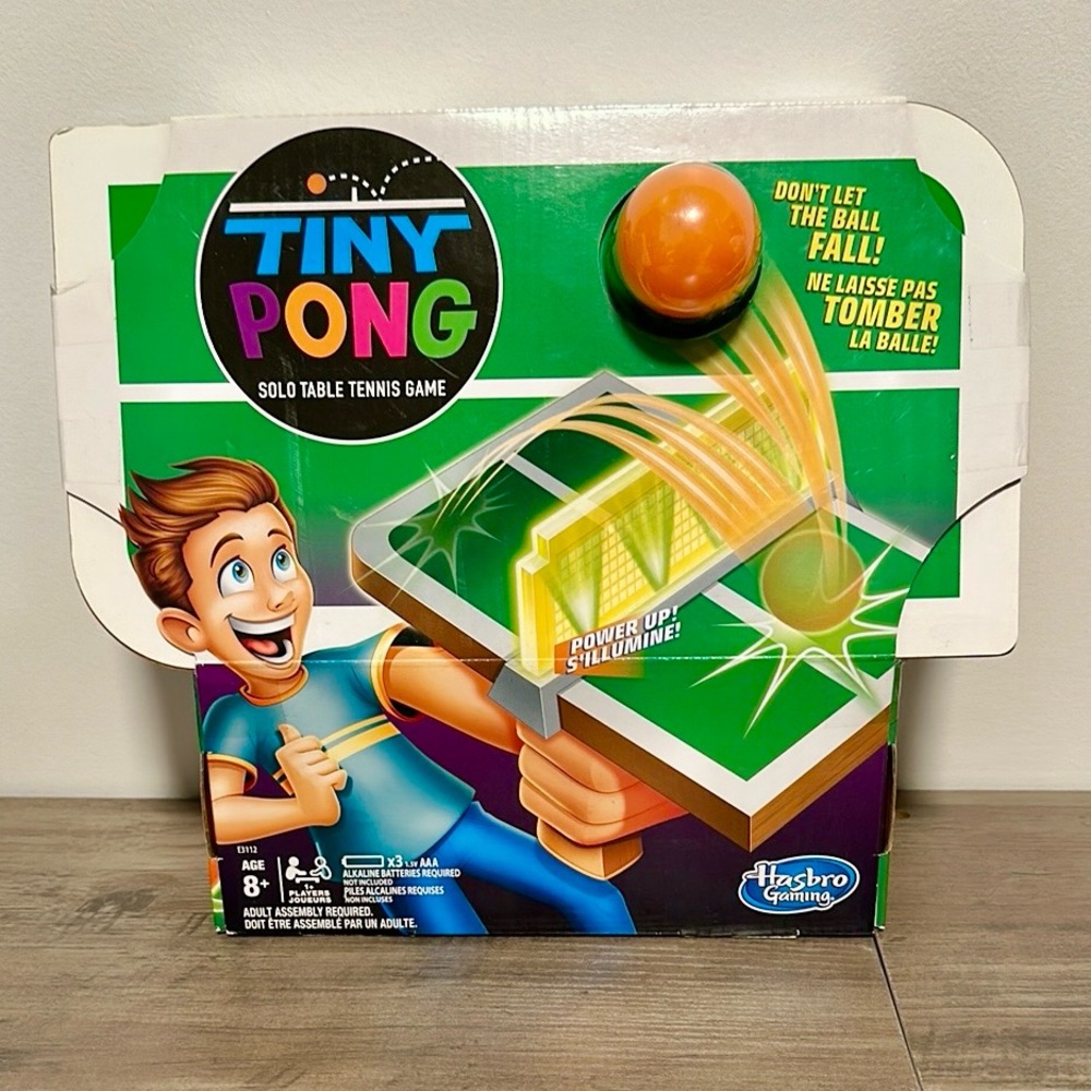 Hasbro Tiny Pong Solo Table Tennis Game